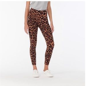 NWT J. Crew Leopard Print Legging Cotton Stretch High Rise